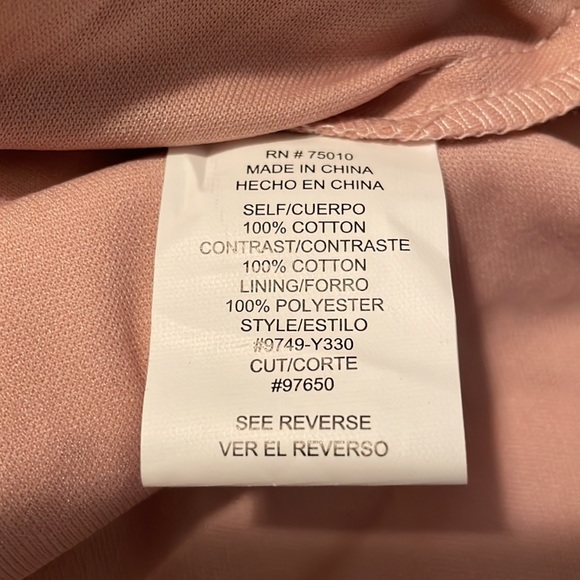 City Triangles pink eyelet dress Size Small - Picture 9 of 10